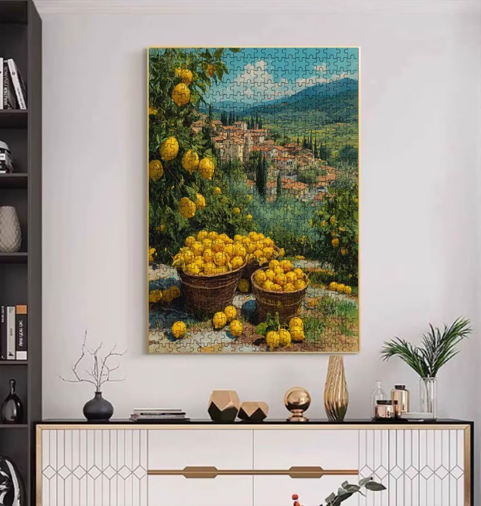 Jesienne Zbiory Cytryny, Klasyczne Puzzle 5000 Sztuk Dorosłych BLQSBGA7-350 | Wyzwanie Zagadki, Gry Logiczne Cała Rodzina, Stres, Wystrój Domu Miłośnicy Puzzle