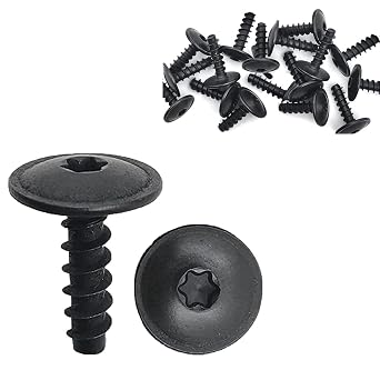 50PCS Fender Liner Splash Shield Guard Bumper Cover Self Tapping T20 Screw for N90974701 Volkswagon Audi Porsche