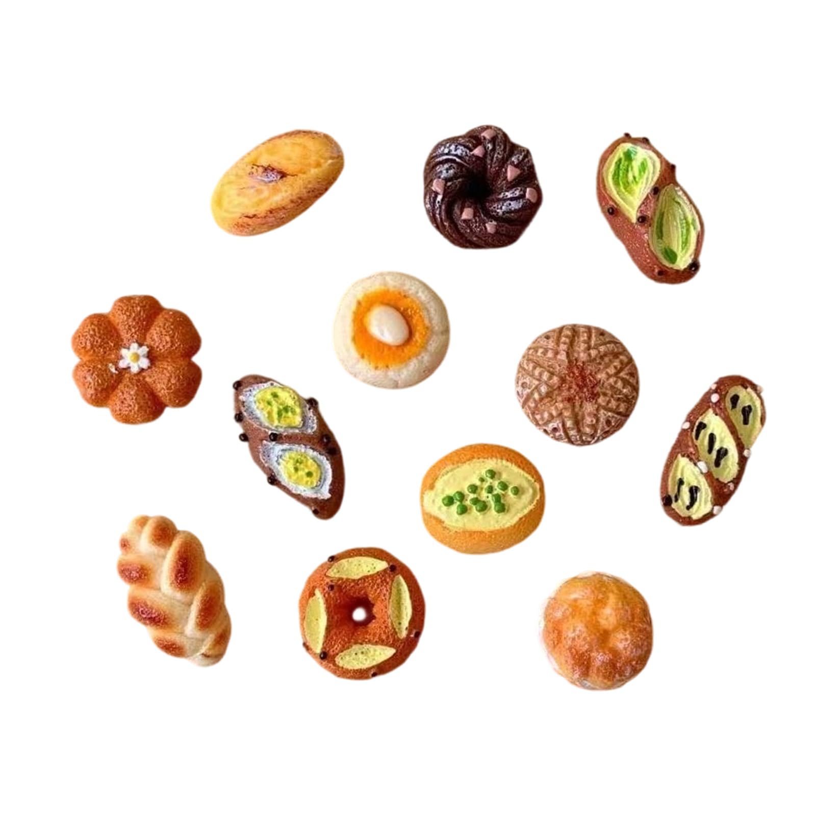 Pretzel Refrigerator Magnets Fridge Magnets for Locker Whiteboard Decorative Magnet Garage Door Magnet Stickers Whiteboard Decorative