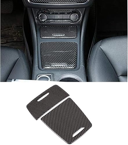 Miniatura 1 de YIWANG - Cenicero para coche de carbono real para Benz GLA CLA Clase A W176 A180 X156 C117 2013-2018 (estilo 2)