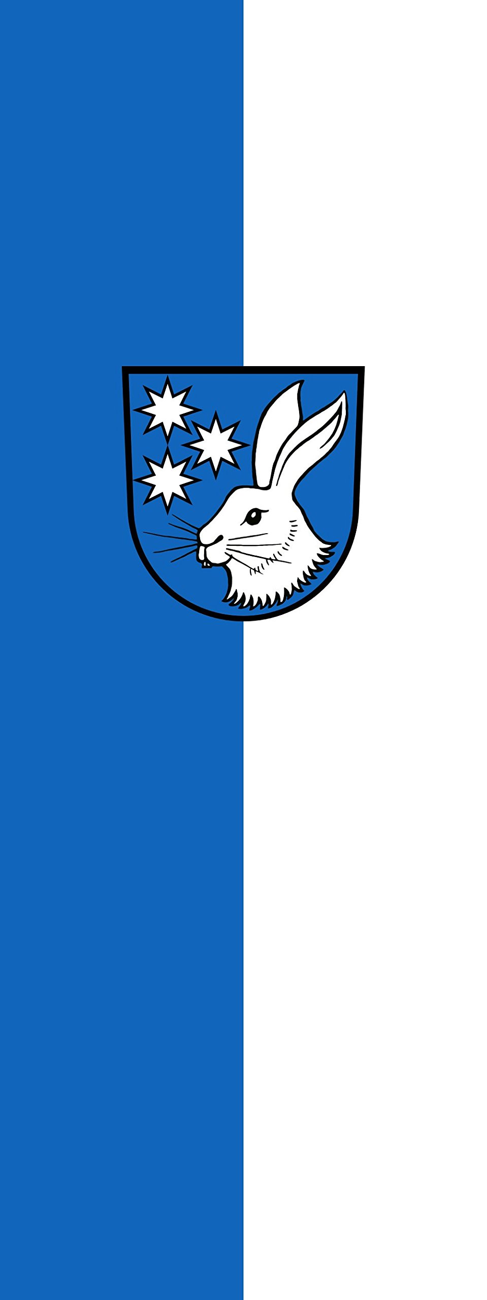 Drapeau Reilingen 400x150cm pavillon portrait haute résistance de 6m²