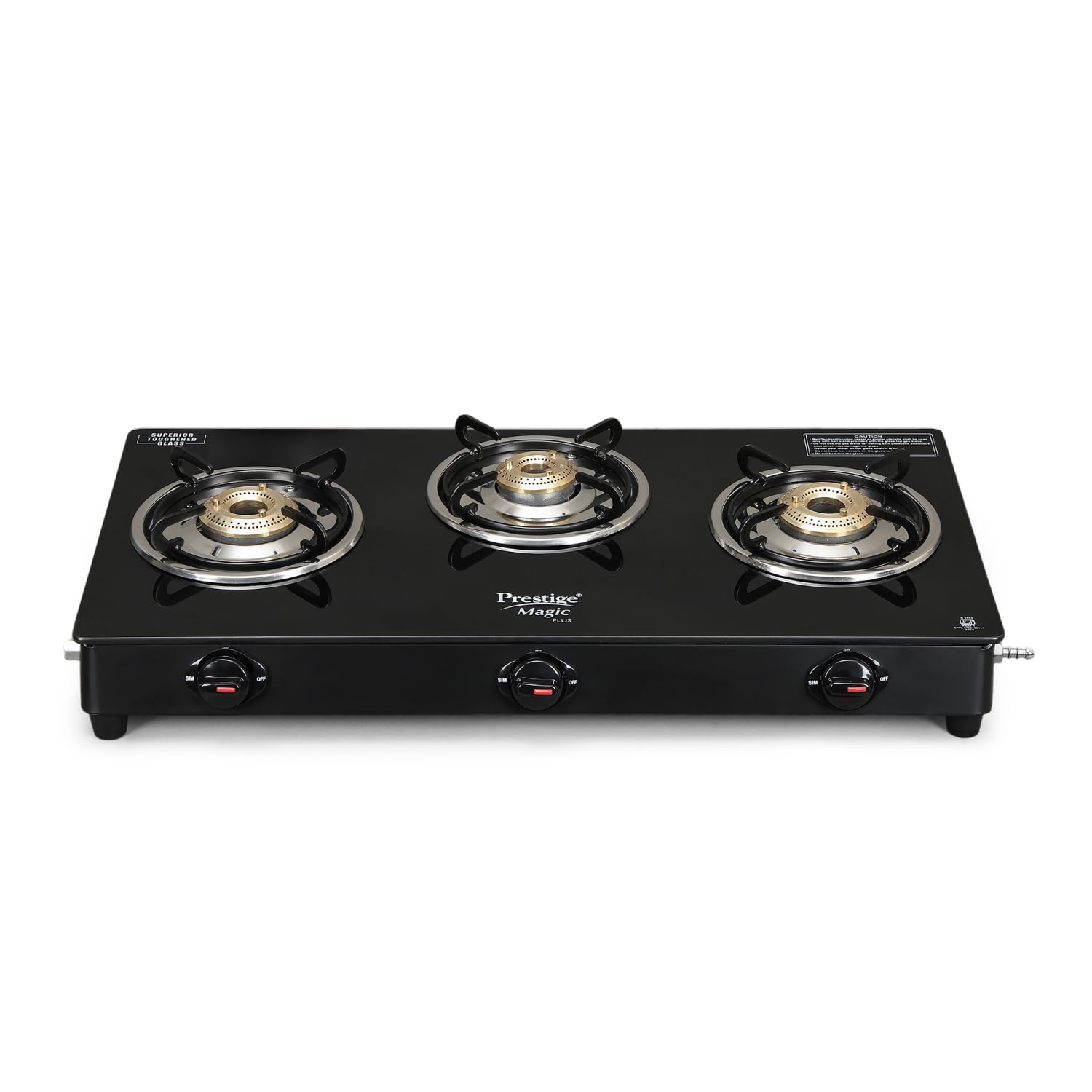 Prestige Magic Plus Gas Stove - Black -7 Prestige Magic Plus Gas Stove - Black -7
