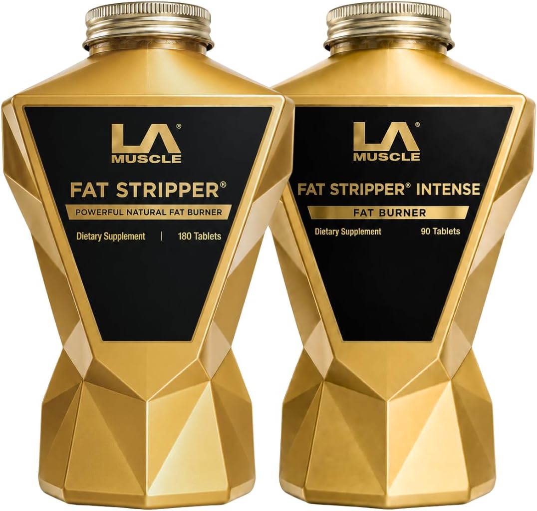 The Fat Stripper Combo | Two Powerful Fat Burners for Men and Women | Big Saving | Effective Fat Loss and Weight Management Combo Bundle | GM Free