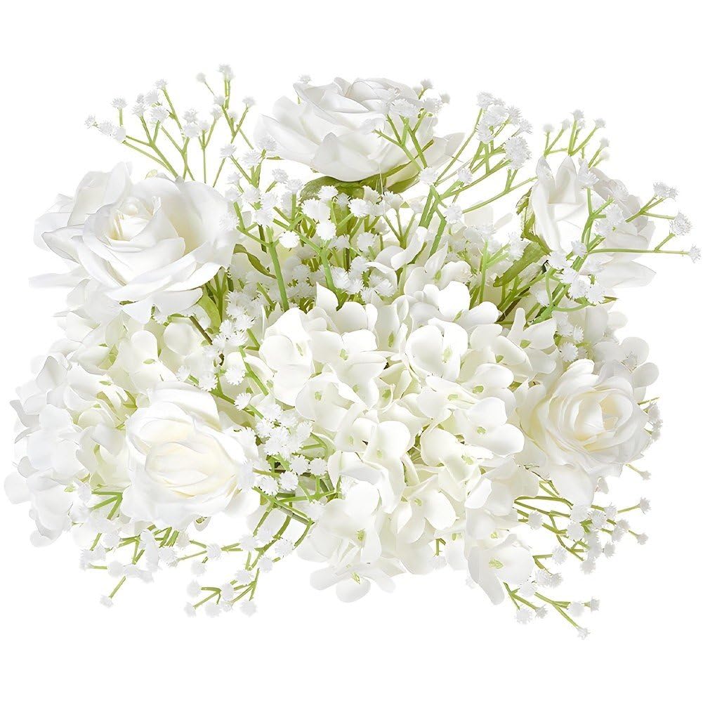 Arrangement de boules de fleurs artificielles pour banquet et bouquet de mariage