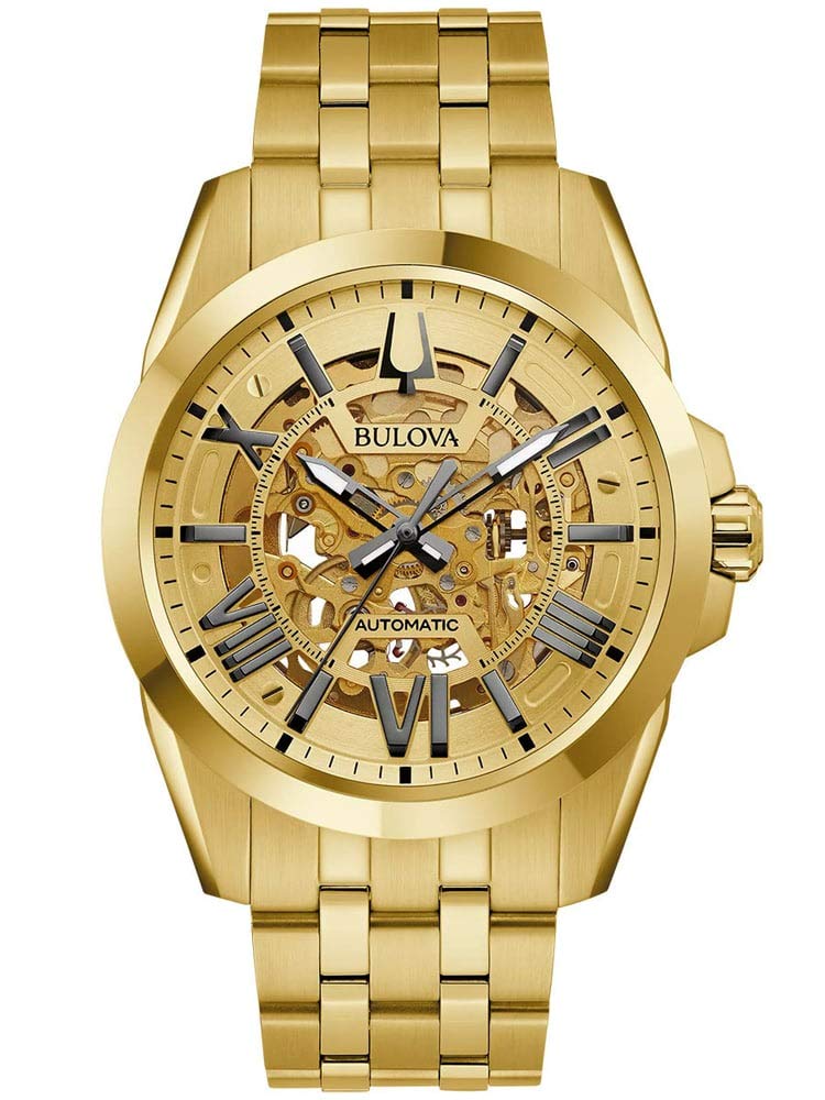 HARLEY-DAVIDSONBulova Women's Analog Quartz Watch with Stainless Steel Strap 97A162, Silver Tone, Strap