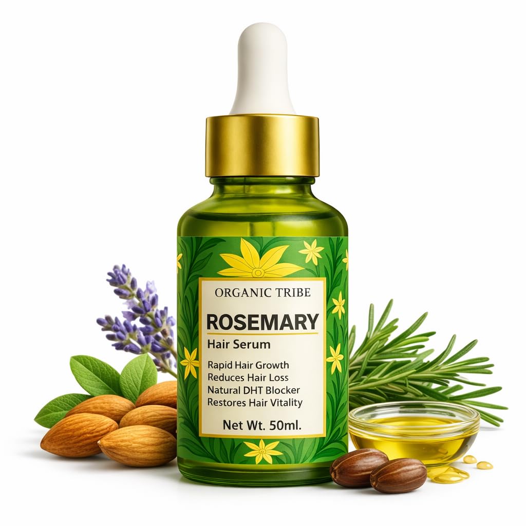 Authentic Rosemary Hair Growth Serum ,50ml |Light weight Formula | Natural Anti-Hairfall Serum|100% Natural |No Chemicals |No preservatives |Unique hair Growth Formula |Rosemary,Almond,Lavender,Jojoba,Grapeseed Oil-image-40