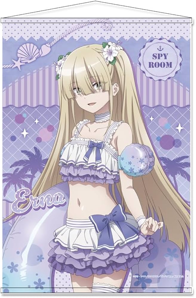Amazon.co.jp: スパイ教室 エルナ 描き下ろしB2タペストリー 水着ver