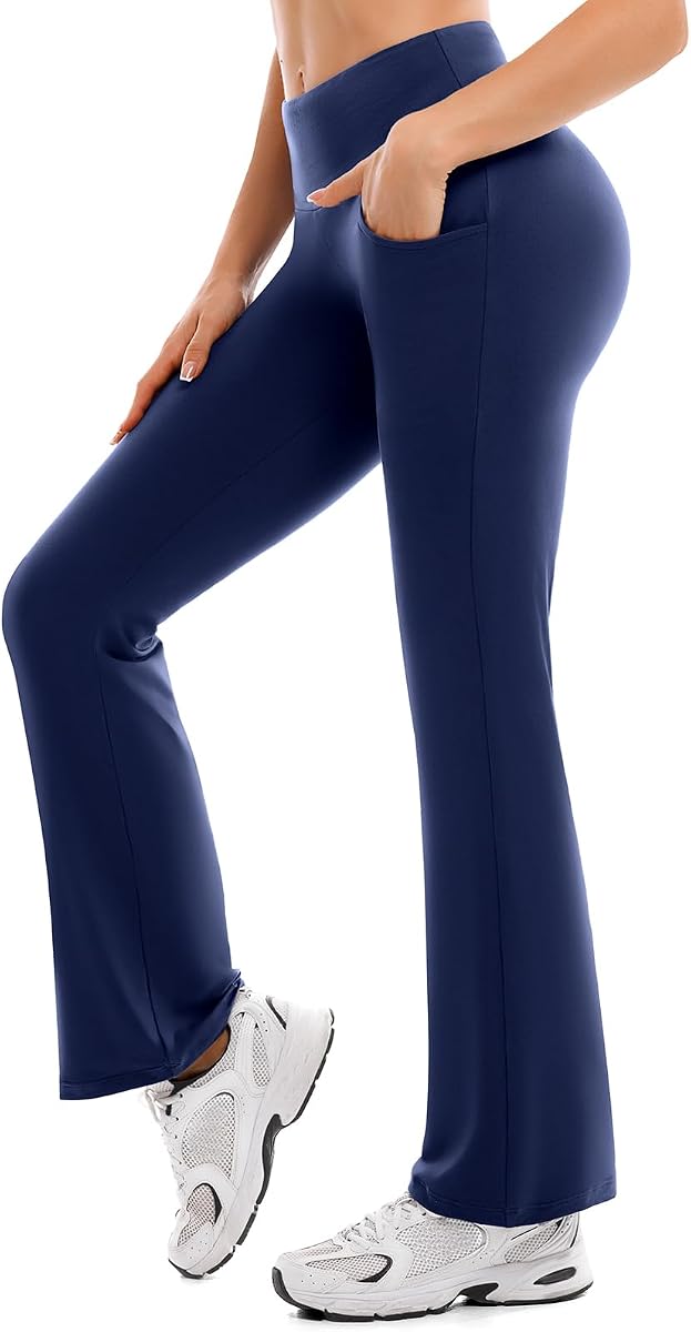 Ipletix Flare Leggings for Women Dress Yoga Pants