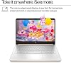 Laptop HP Stream de 14 pulgadas para estudiantes, Microsoft 365 Intel Celeron N150 (>N4020), 4GB RAM, 128GB UFS, cámara web de 720p, Windows 11 S, batería de larga duración, con kit 5ave, dorado rosa 7
