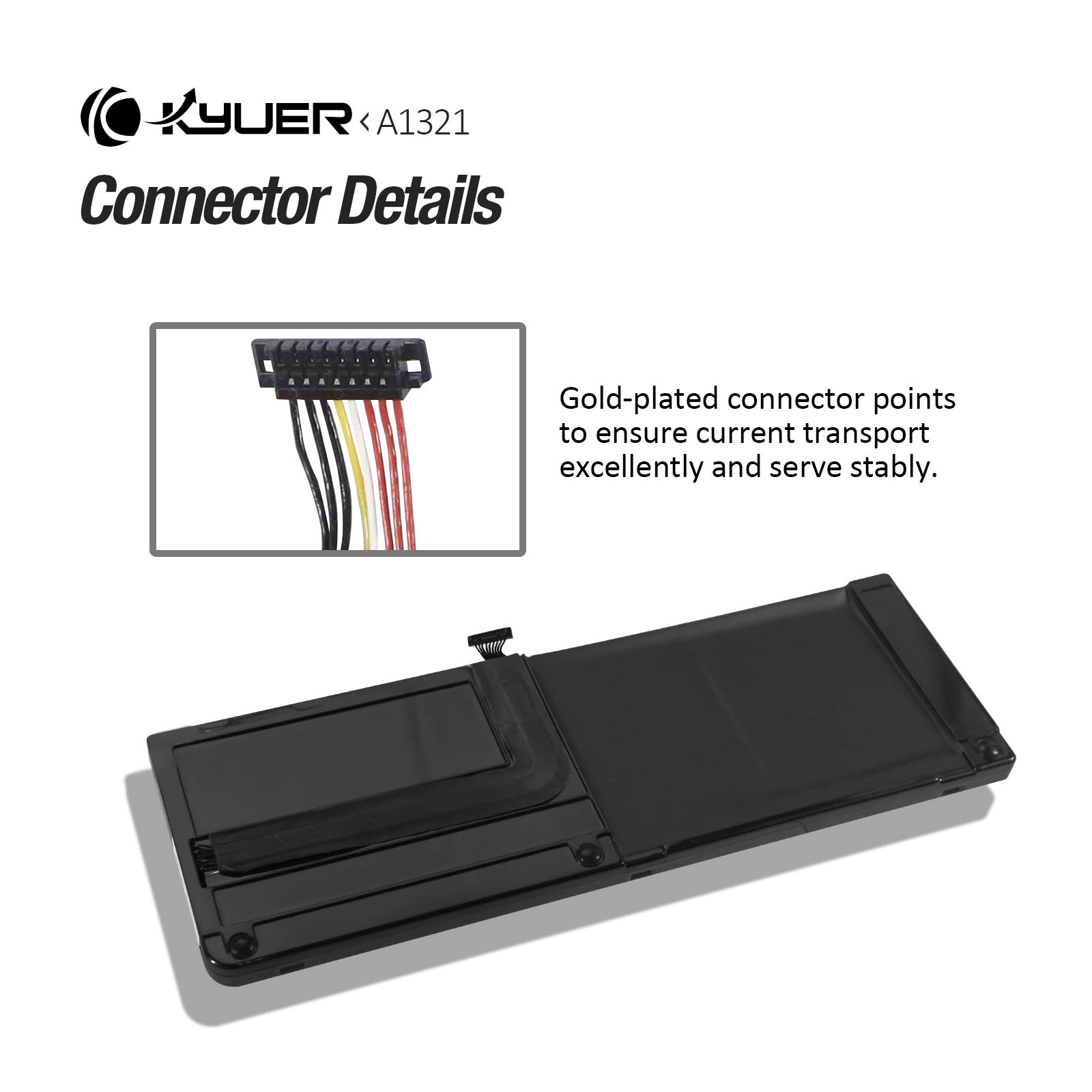 Batteria Per MacBook Pro 15" A1321 (2009-2010) - 77.5Wh 9-Cell Ricambio Compatibile - Foto 11