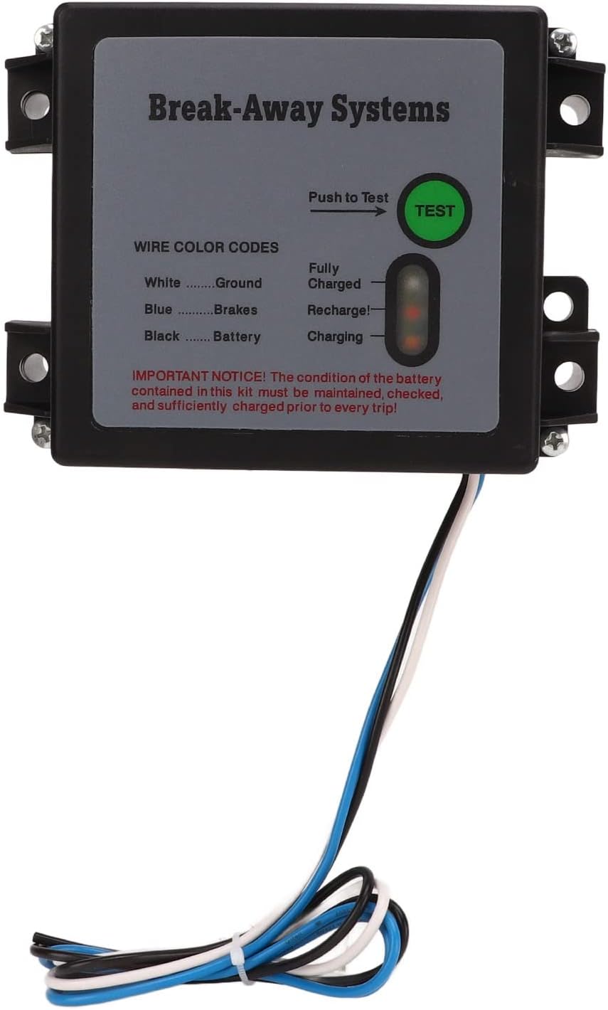 Trailer Break Away Kit, 12V LED Test Break Away System