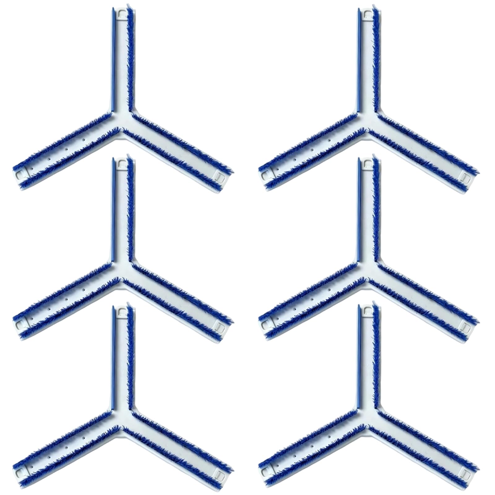 Chuancheng 6 Pcs Self-Cleaning Brush for ECOVACS WINBOT W3 Omni, Replacement Kit compatible with Vortex Wash Technology, Scrubbing Brush for Deep Pad Cleaning, Base Station Accessories