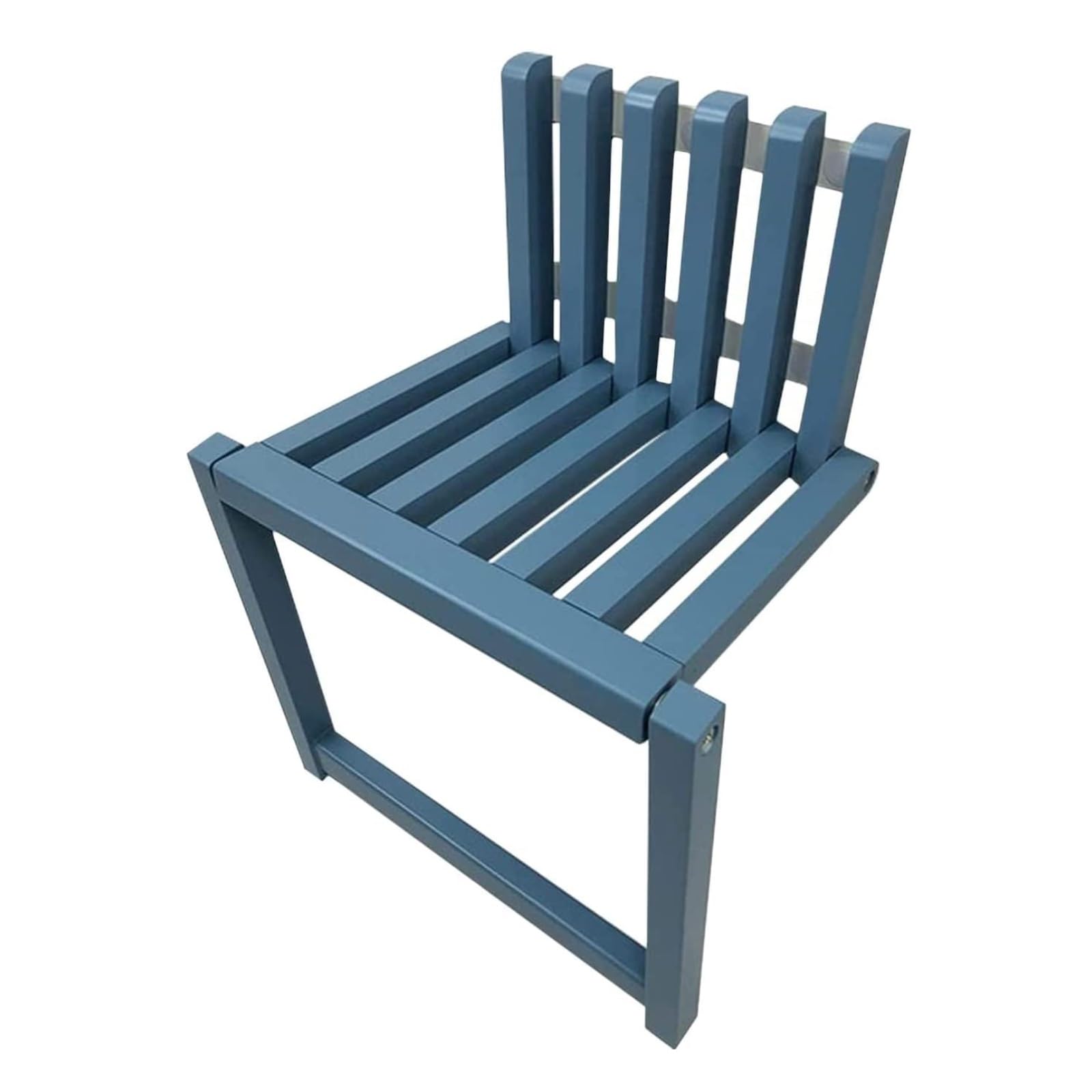 shower stool Folding Chair Wall-Mounted Invisible Shoe-Changing Stool Wall Seat Folding with Support Legs Saving Space Blue folding