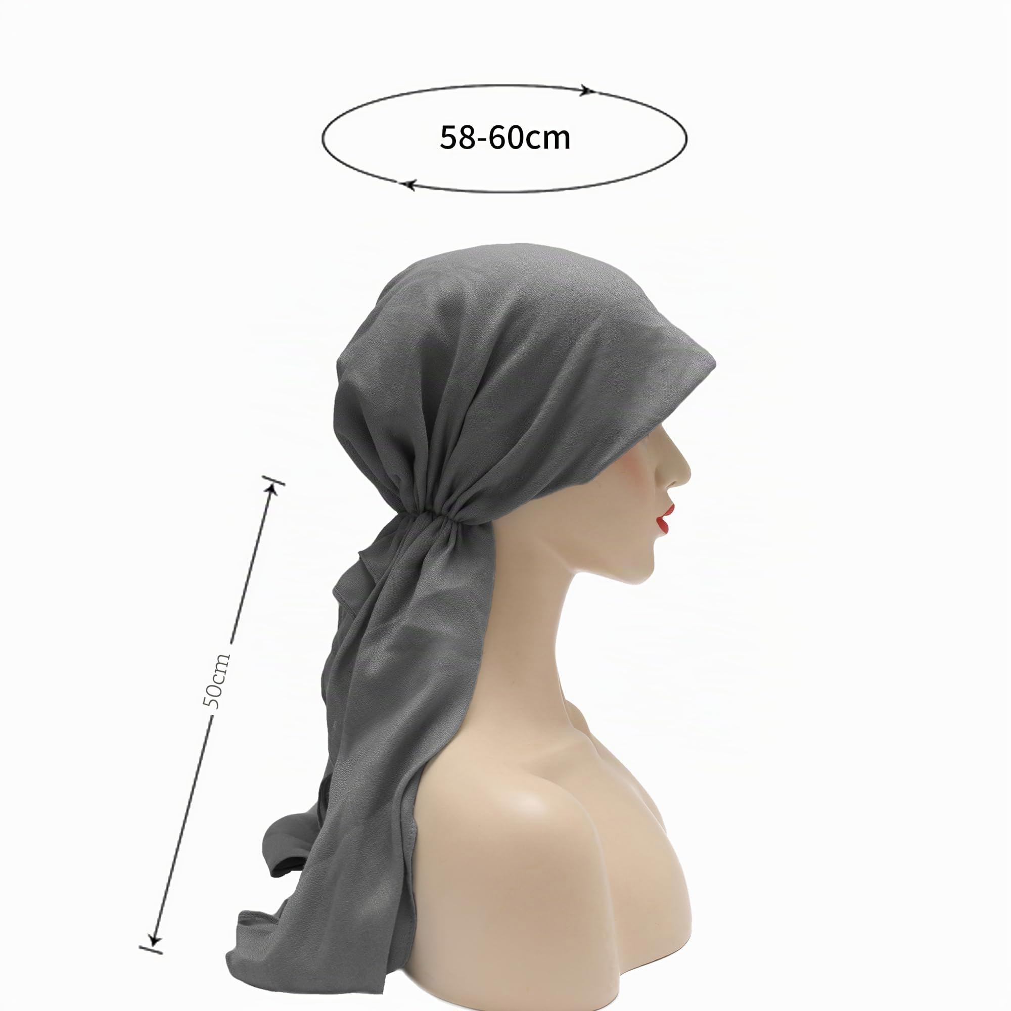 ZLYC Damen Chemo Turban Mütze Headwraps Leichte Beanie Hut