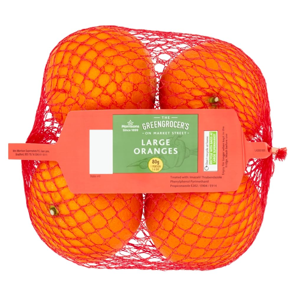 Morrisons Large Oranges, Pack of 4
