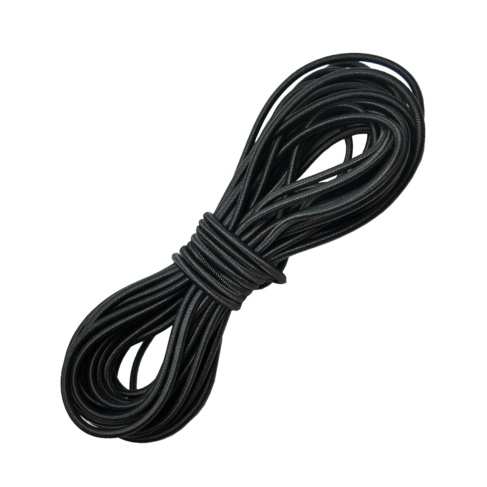 lina gumowa 4 mm x 30 m lina rozszerzająca sznurek gumowy | Ochrona przed promieniowaniem UV, taśma bungee, czarna, okrągła, do przyczepy kempingowej, plandeki, namiotów