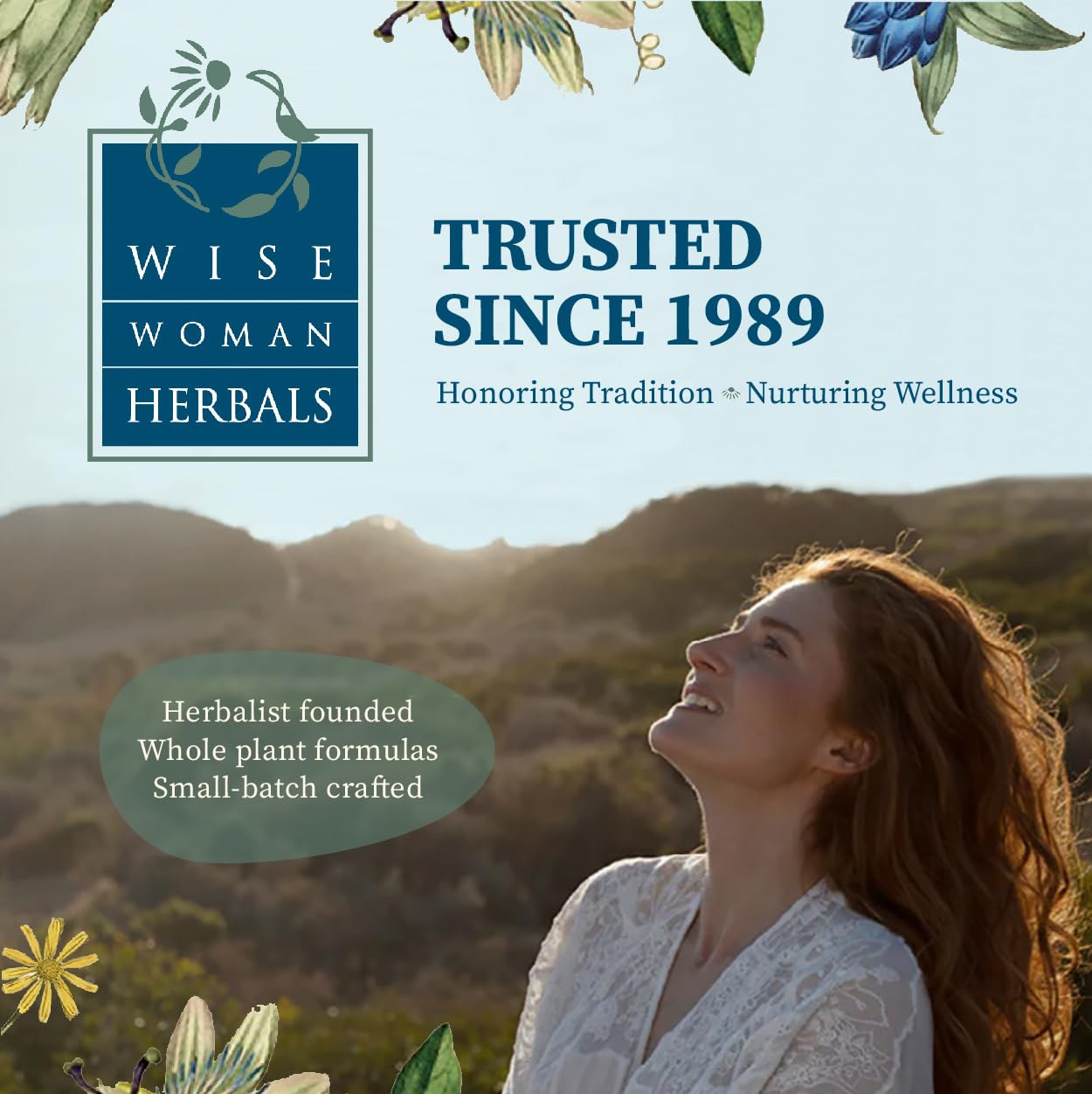 Wise Woman Herbals Women's Menocaps, Non-GMO Herbal Blend for Menopause Support, Hot Flashes, Night Sweats, Mood Support, Emotional Balance, Hormonal Support, 120 Veg Caps