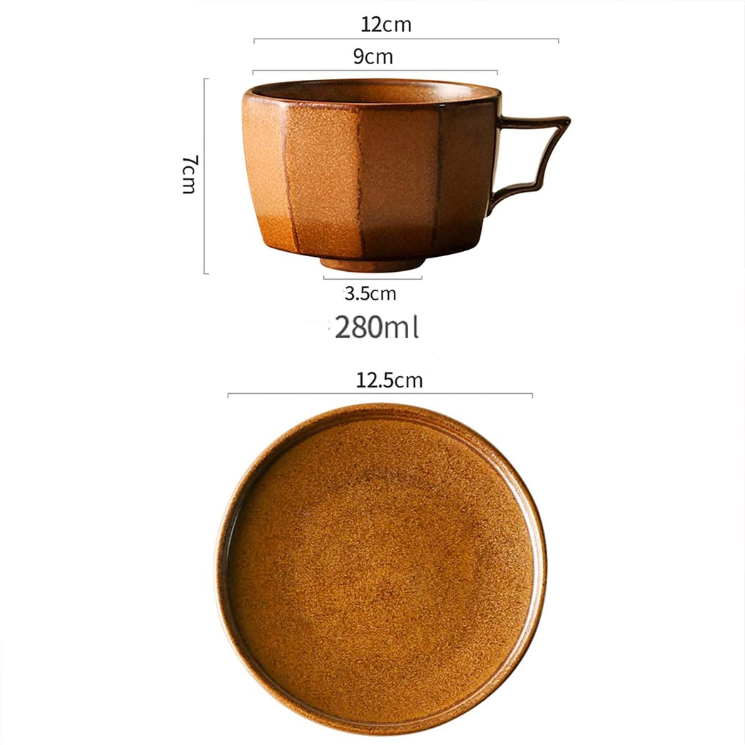 Nowoczesny kubek do kawy z porcelany kostnej, duży ceramiczny kubek do herbaty zarówno gorący, jak i zimny napój szeroka podstawa filiżanka do kawy do biura i domu, nadaje się do kuchenki mikrofalowej i zmywarki, kubki prezent szary-A
