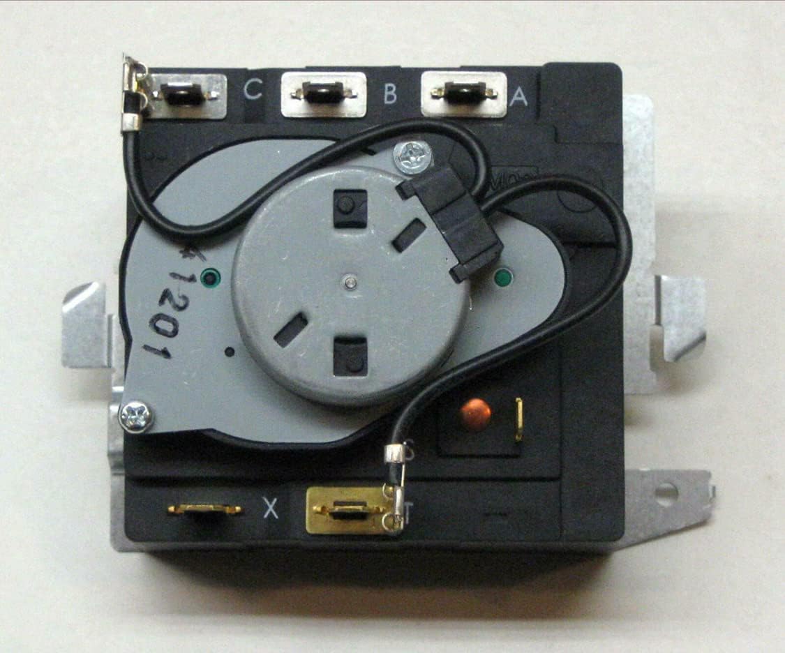 Dryer Timer Control Replacement For GE GTDP180ED0WW GTDP180ED1WW GTDP180ED2WW GTDP180ED3WW GTDP180ED4WW GTDP200EF0WS GTDP200EF1WS GTDP200EF3WS GTDP200EM0WW GTDP200EM1WW GTDP200EM2WW GTDP220EF0WW