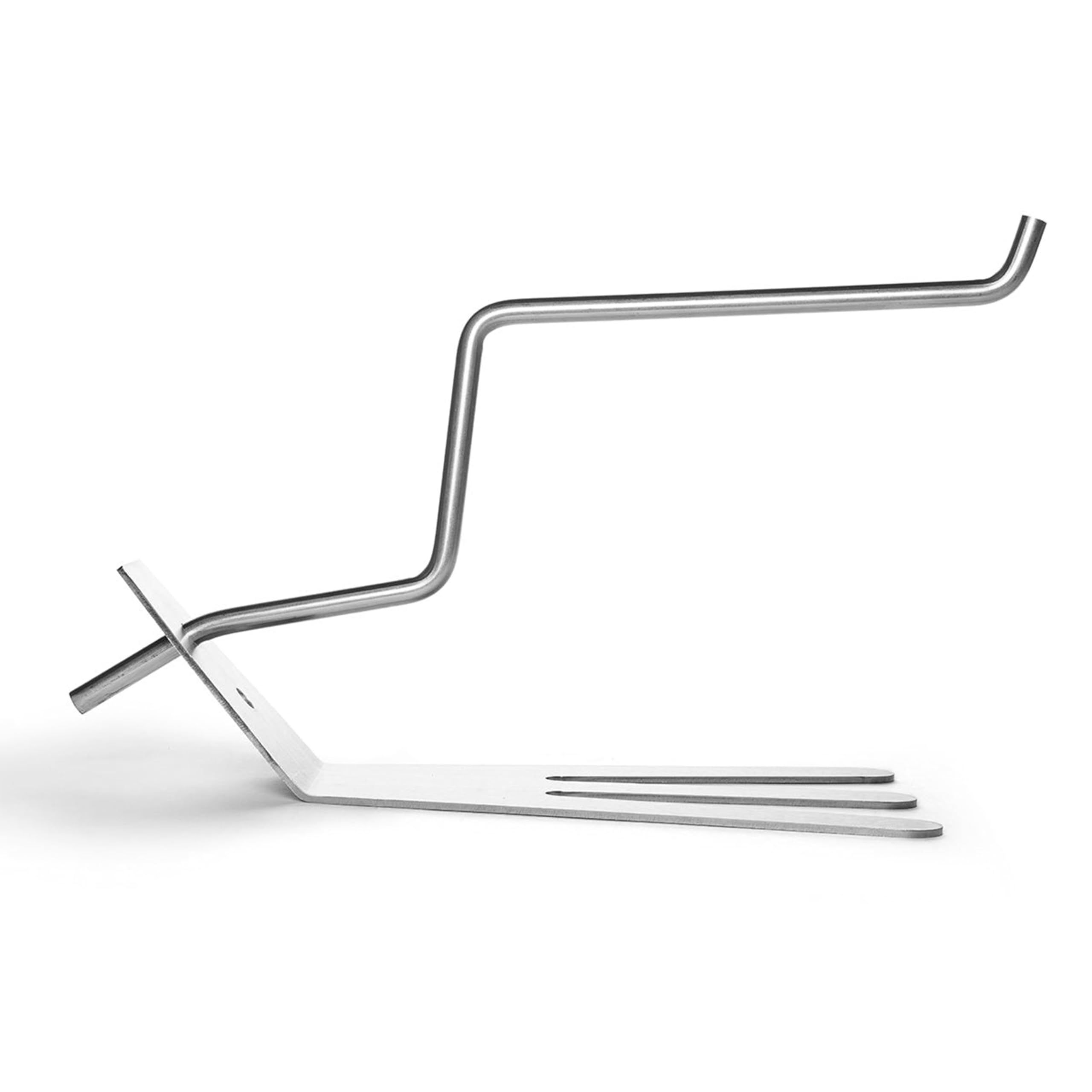 PoulTree Rod & Foot Rest Roaster – Chicken Roasting Rod for Juicy Meat & Crispy Skin – for Grill, Oven & Smoker – Rotisserie-Style Without Spinning – Convection Cooking Made Easy - Foot Rest Included