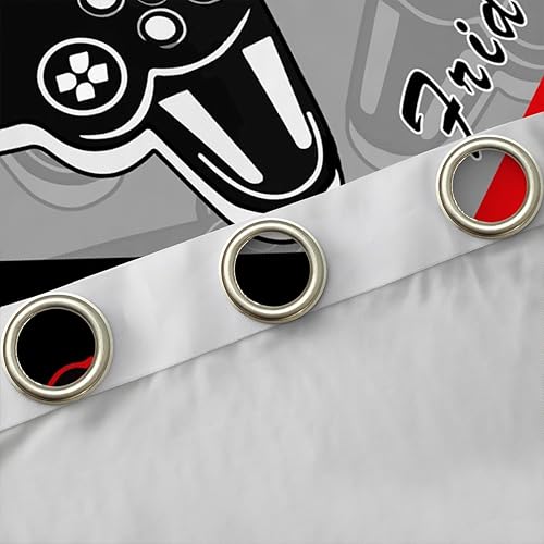 Miniatura 10 de Feelyou Cortinas de lobo con diseño de galaxia y lobo espacial para dormitorio, cortinas de vida silvestre, cortinas de tratamiento de ventanas