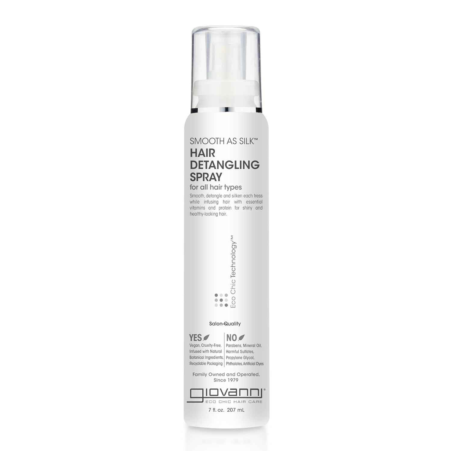 GIOVANNI Smooth As Silk Hair Detangling Spray Detangles