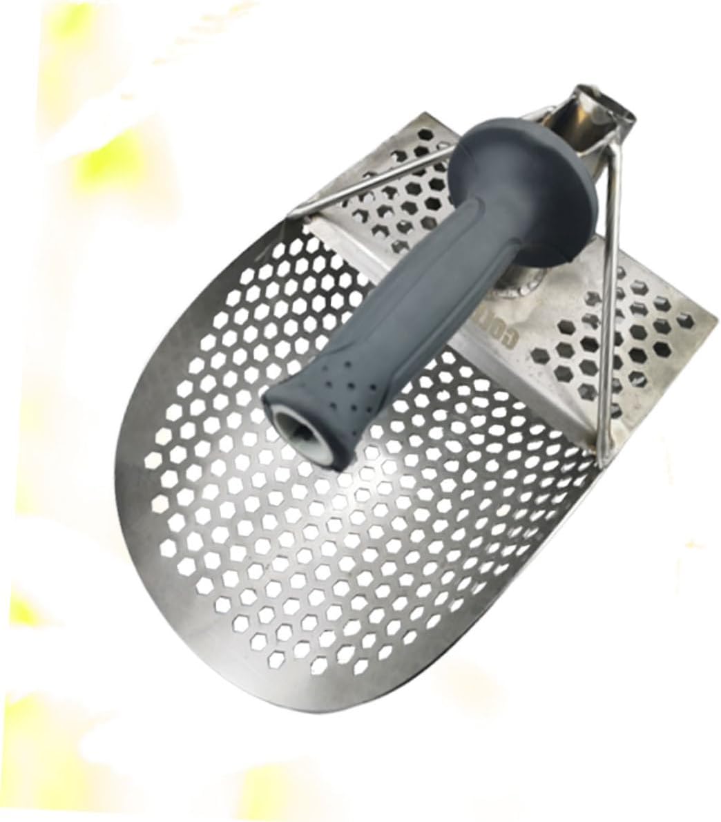 BESPORTBLE 1pc Metal Detector Scoop Shovel Stainless Steel Long Handle Underwater Treasure Hunting Tool