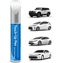 040 Super White/Ice Cap Touch Up Paint Compatible with Toyota Exact Match Touch Up Paint Car Scratch Repair