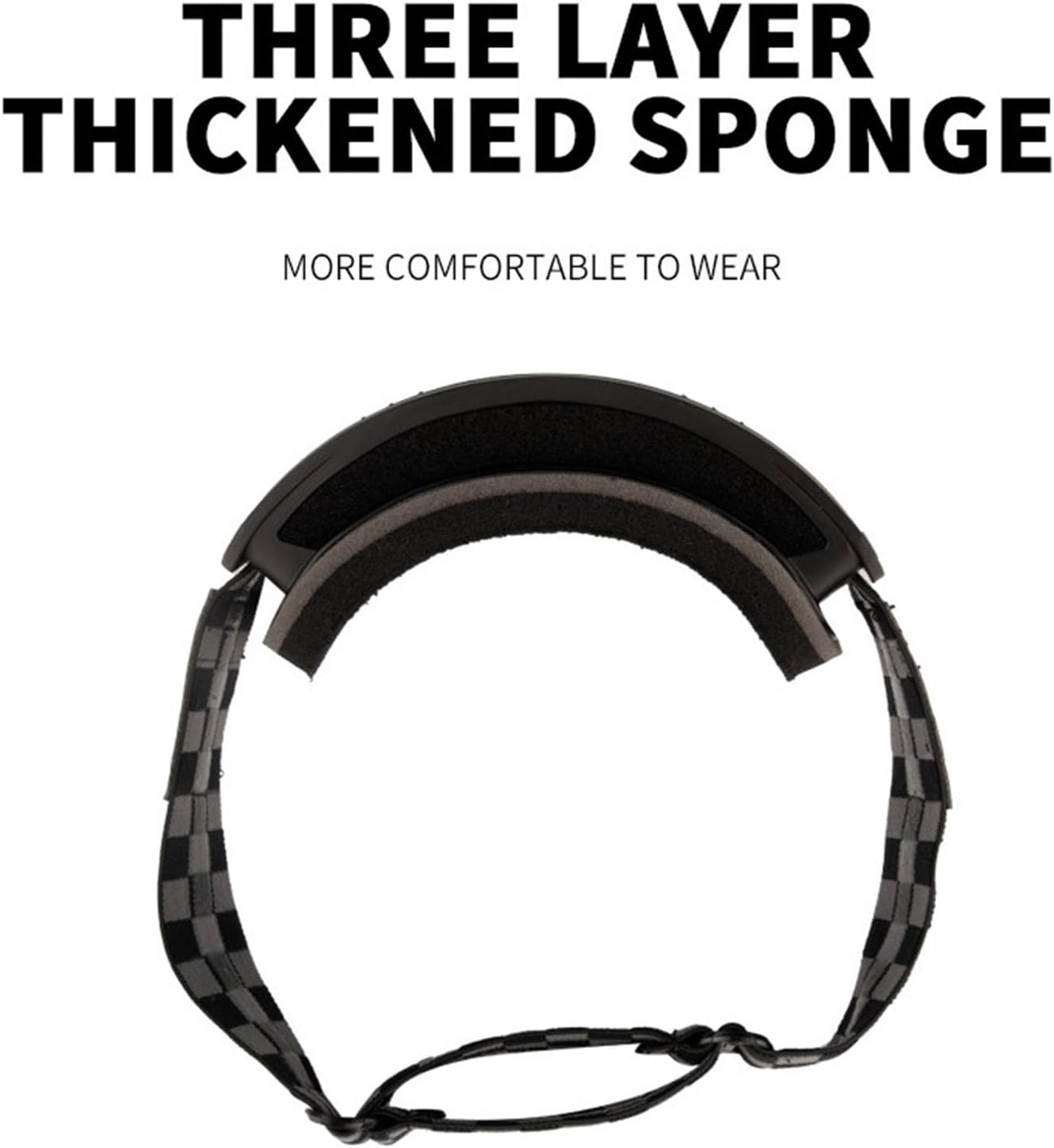 Rdxanc オートバイ ゴーグル スキー メガネ 保護 ダブルレンズ フォームパッド アウトドア スポーツ サイクリング スノーボ