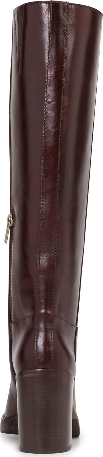 Condition photo showing New/Like New for vince camuto women's gibi 9 dark mahogany wide calf