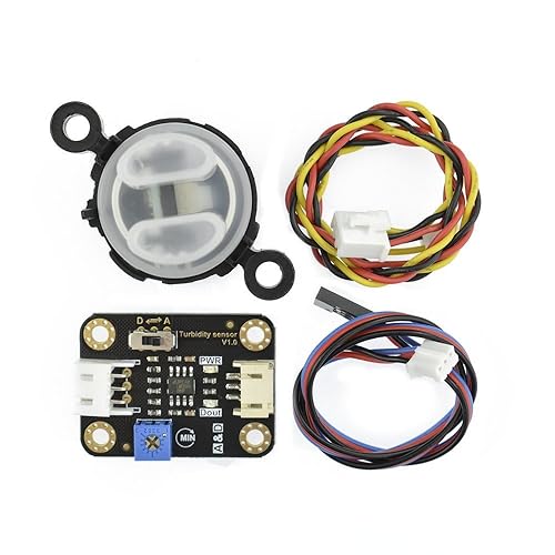 Gravedad: Sensor de turbidez analógico para Arduino / ESP32 / STM32 / Raspberry Pi (ADC requerido) | Monitor de calidad del agua | Tiempo de