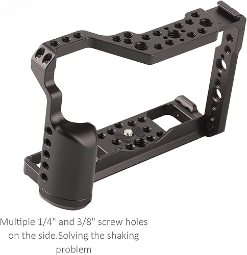 Miniatura 8 de Jaula de cámara para , mecanizado CNC Fotografía vertical SLREstabilizador de cámara sin espejo