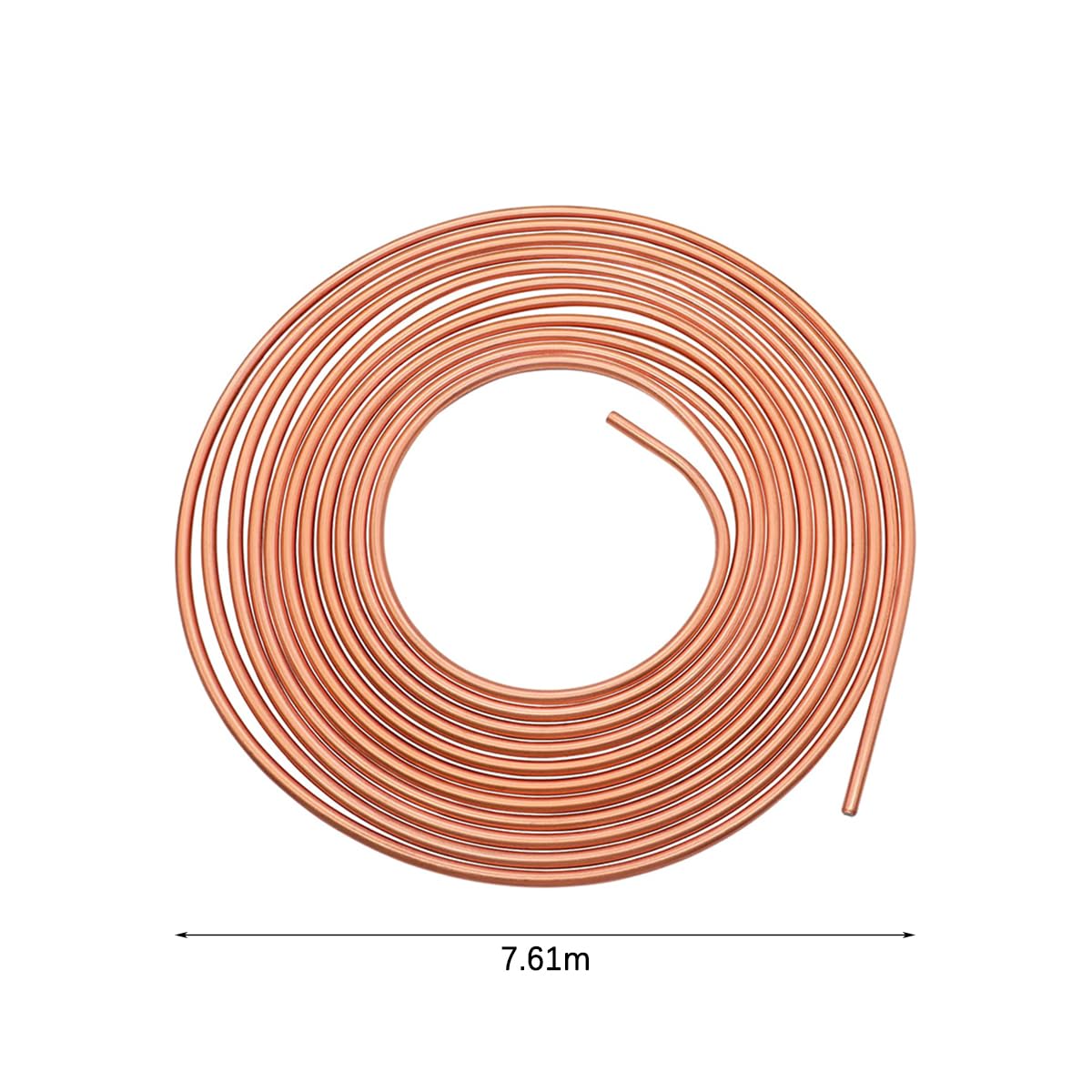Zestaw przewodów hamulcowych Alnicov Copper Nickel 25ft/7.62m 3/16" Zestaw przewodów hamulcowych samochodowych z 16 złączkami