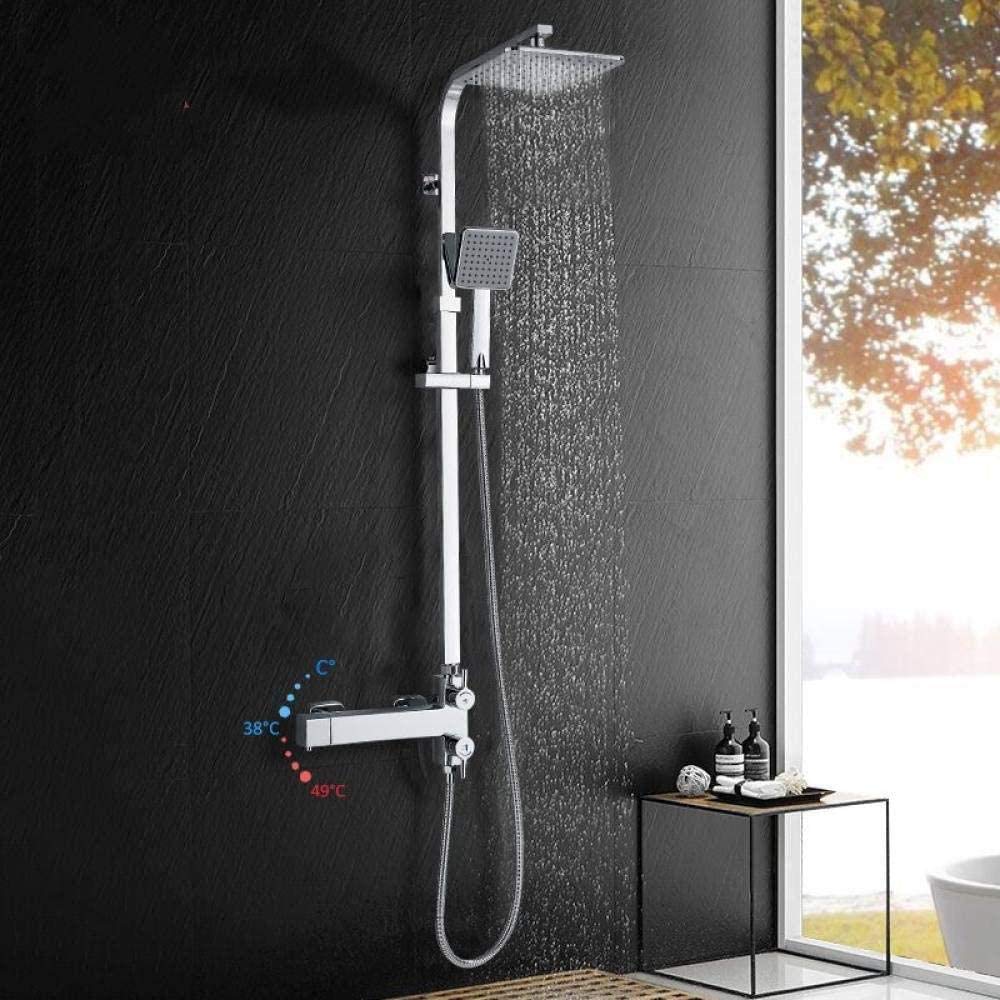 Brausegarnitur Badewanne Thermostat Brausegarnitur Badewanne Regenbrause Mischbatterie Thermostatbrause Wandmontage Badezimmer Duschsystem
