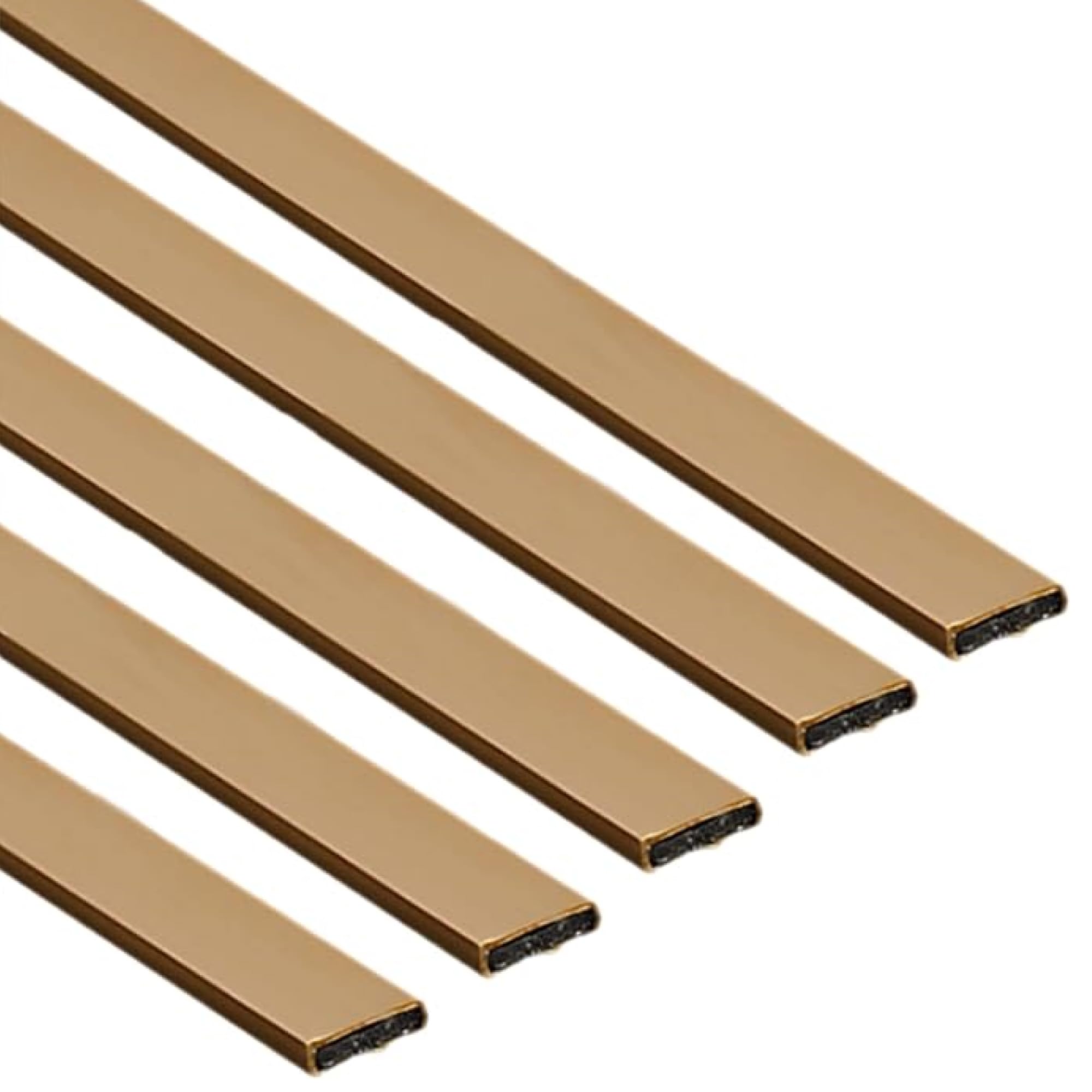 EAI Fire Seal Intumescent Door Strips - 5 Pack, 105cm x 1.5cm x 0.4cm | Adhesive Metre-Long Safety Strips to Prevent Spread of Fire | Brown