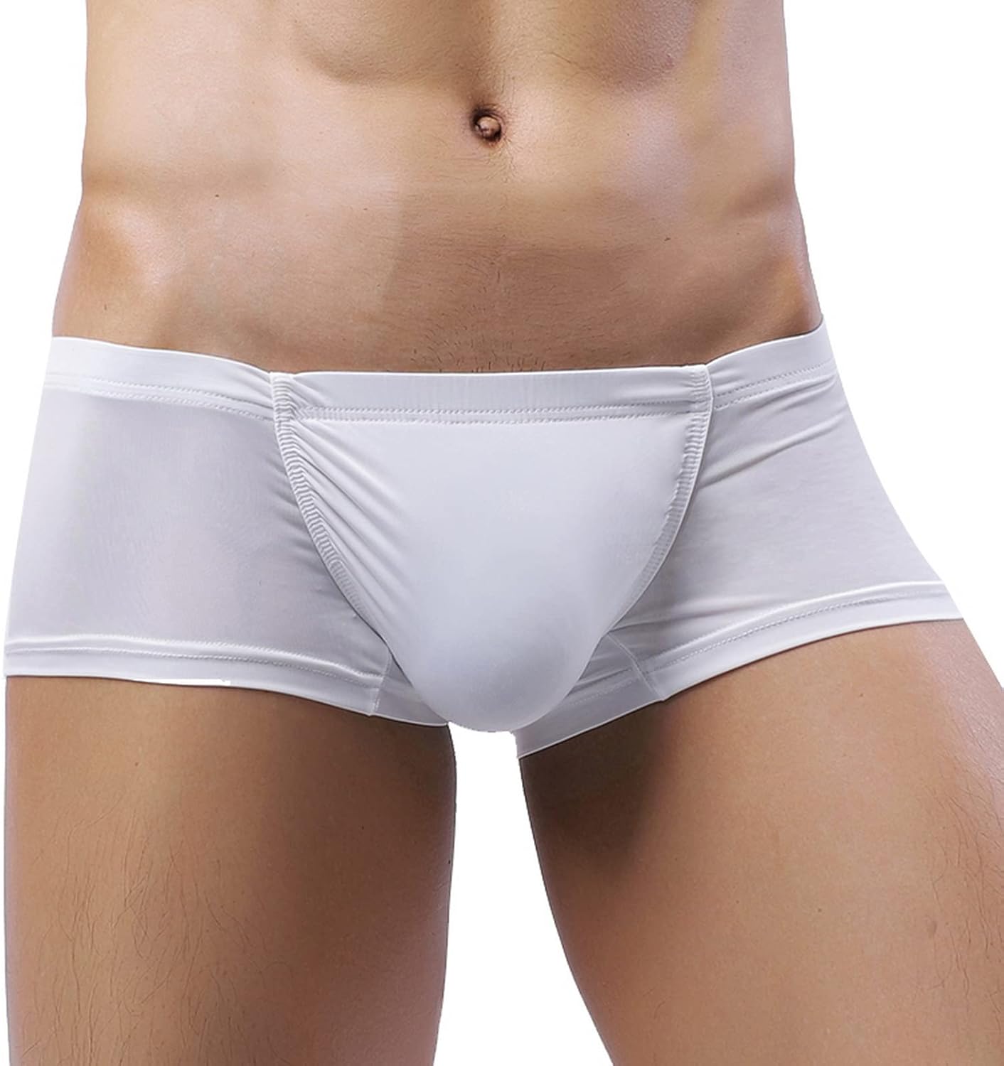 Faringoto Men's Shorts Men Gay Underwear Ice Silk Breathable Slip Boxershorts - Image 6