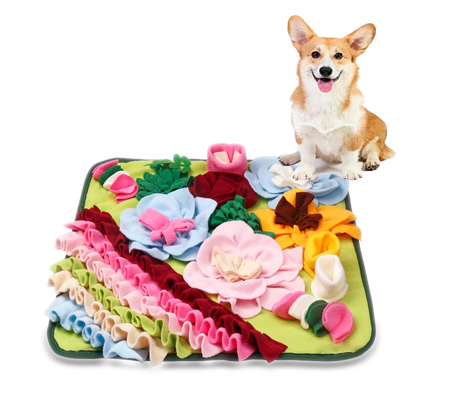 Snuffle Mat Dogs Pet Slow Feeding Mats Puppy Sniffing Pad,Cat Interactive Puzzle Toys for Small,Medium,Large Dogs,Encourages Natural Foraging Skills,