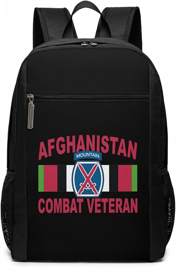 10th Mountain Division Afghanistan Combat Veteran Backpack Travel