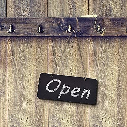 Meetory 6 Pcs Chalk Board, Mini Chalkboard Signs Erasable Blackboards, Wooden Rectangle chalk board sign with String Display for Message Board Sign, Home Office Party Wedding Restaurants Cafes Wall