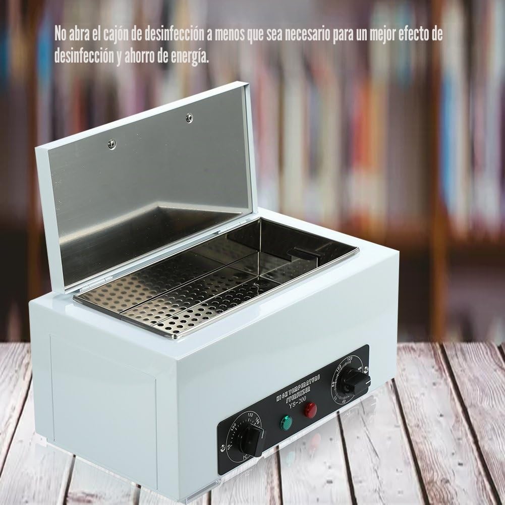 Esterilizador de Alta Temperatura de Calor Seco, Autoclave de Aire Caliente para Manicura, Herramientas Dentales, Tijeras, Pinzas, Peluquería