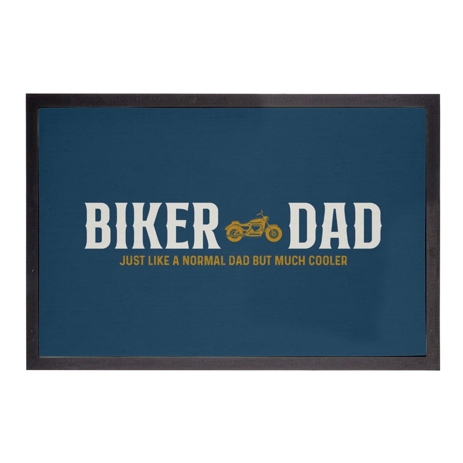 Paillasson Bleu Anti-Saleté Moto pour Entrée Propre de Style Big Bike