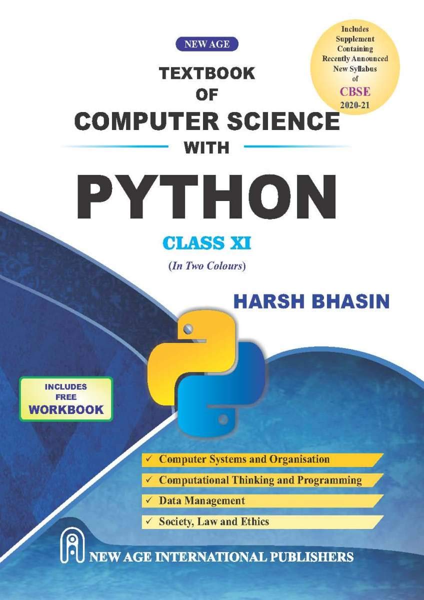 Buy Textbook of Computer Science with Python for Class- XI (as per New ...