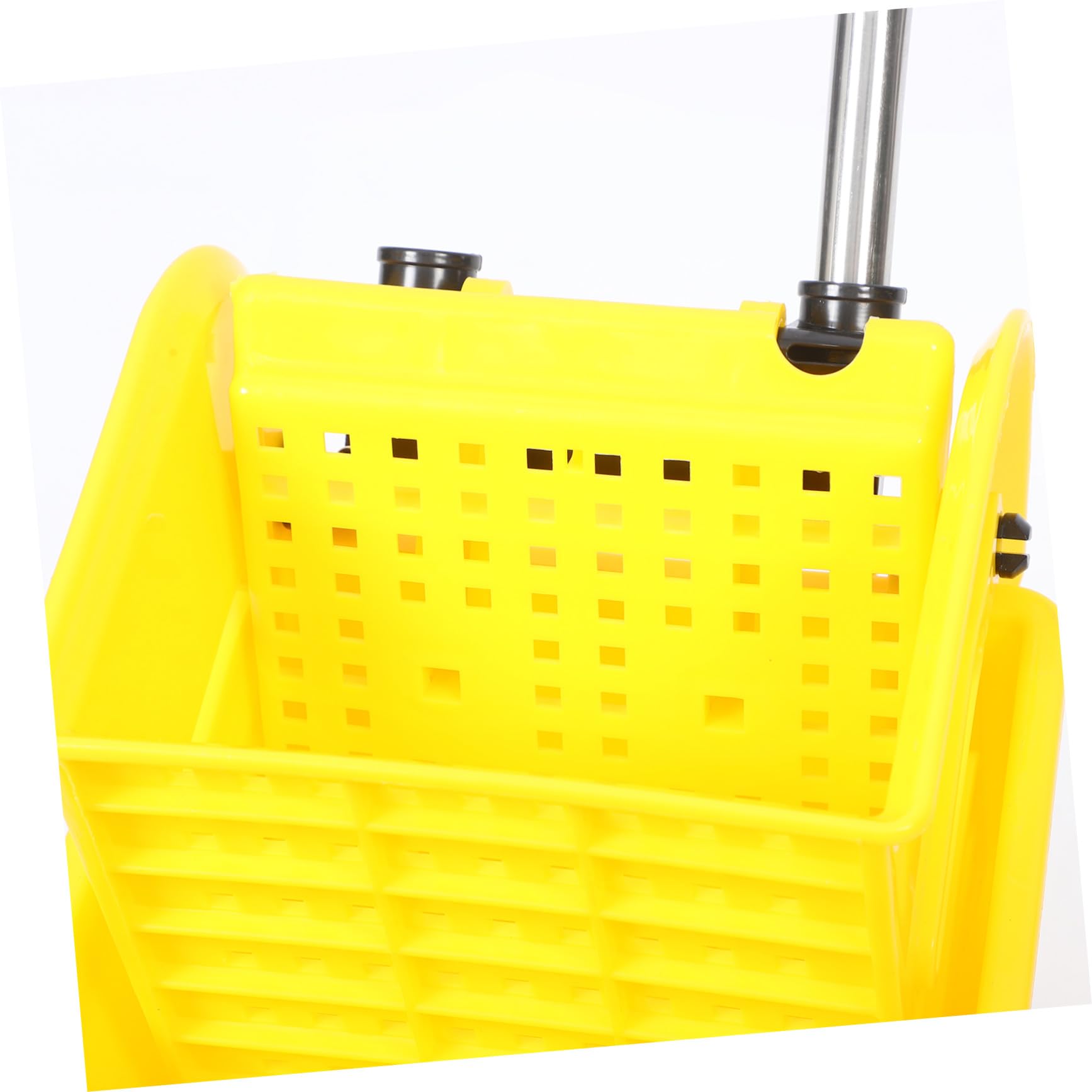 Cubo de Fregona de 20l Ruedas Silenciosas y Escurridor Lateral para Limpieza Comercial y Doméstica Asa Integrada y Diseño en PP y Aluminio Color Aleatorio
