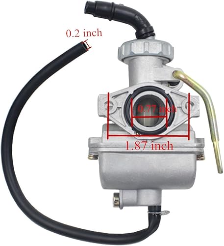 Miniatura 2 de iFJF Carburador de aleación de aluminio PZ20 ATV ATC12 para TaoTao NST SunL Kazuma Baja 50cc 70cc 90cc 110cc 125cc
