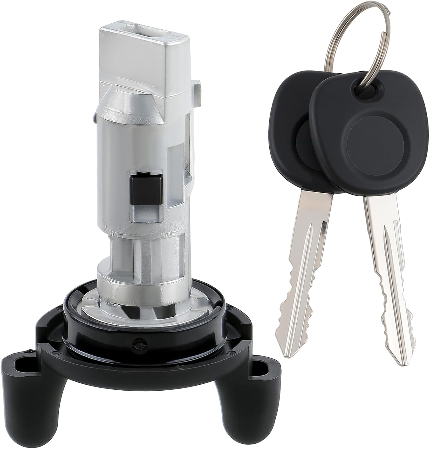 AUTOKAY 12472980 Ignition Key Lock Cylinder w/Keys Fits for Escalade Astro Express Silverado Tahoe
