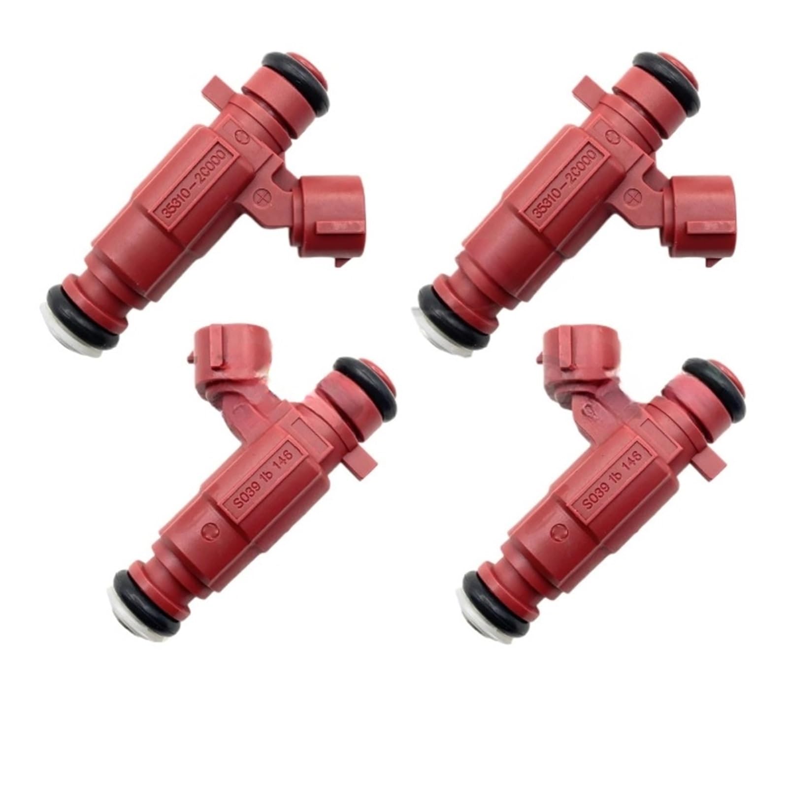 4pcs 35310-2C000 Engine Car Fuel Injectors Nozzle Compatible for Hyundai Kia Soul Elantra 2011-2013 Starex Forte 353102C000