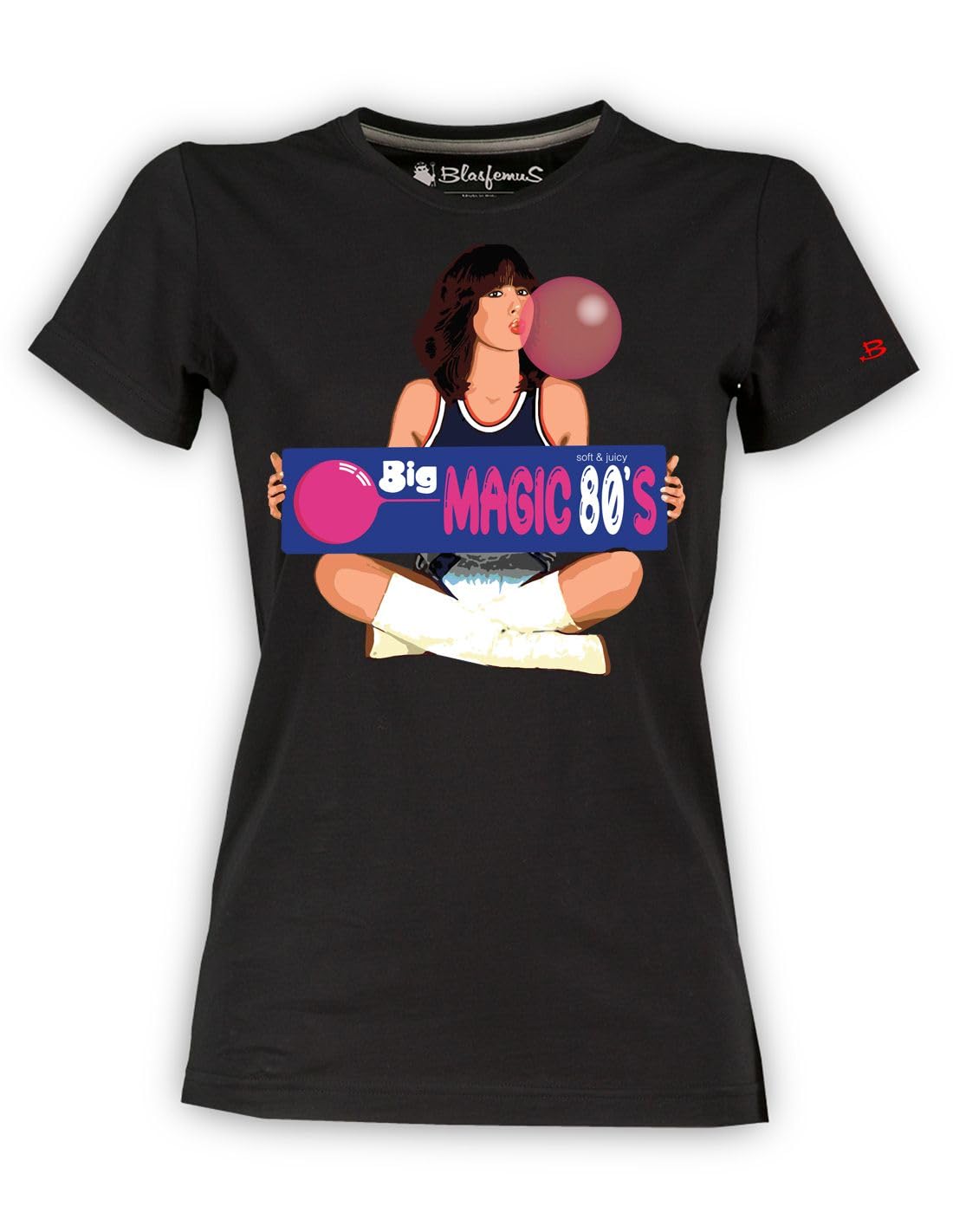 T-Shirt Donna Big Babol Anni 80