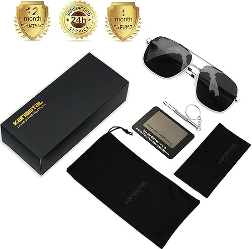 Miniatura 6 de KANASTAL Polarised Sunglasses for Men Women 100% UV Protection Classic Sports Sun Glasses