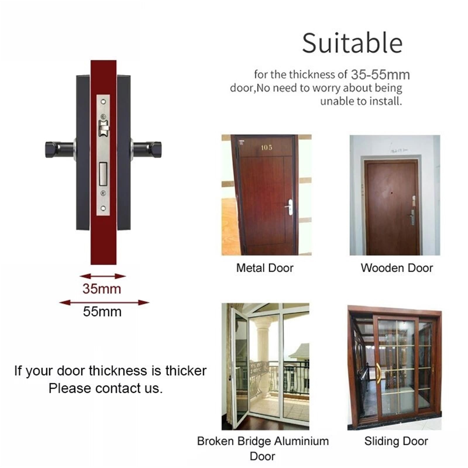 Serratura intelligente, Smart Lock Impronta digitale Password 13,56 MHz Serratura elettronica Accesso senza chiave Tipo C USB Home Intelligence
