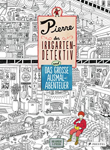 Pierre der Irrgarten-Detektiv und das große Ausmal-Abenteuer   Pierre der Irrgarten-Detektiv Bd2 - Ic4design Hiro Kamigaki Gebunden